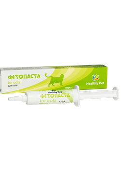 Фитопаста паста Healthy Pet для выведения шерсти у кошек 10мл