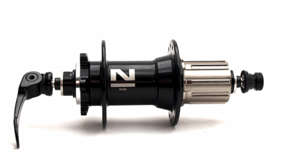 Втулка задняя Novatec D042SB 11S SS, 32H, черный, 4 промподшипника.