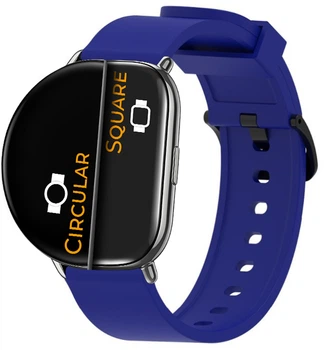 Ремешок Like для ZEPP E Square / Circular Blue (26328-28)
