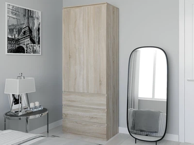 Шафа зі штангою для одягу Moreli T-211 2110x800x500 Дуб сонома