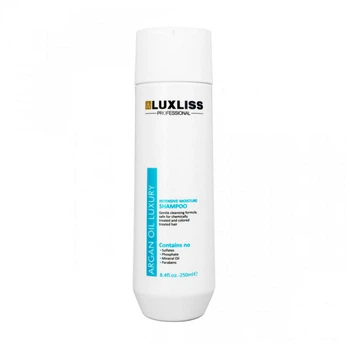 Увлажняющий аргановый шампунь для волос Luxliss Argan Oil Luxury Intensive Moisture Shampoo, 250 мл