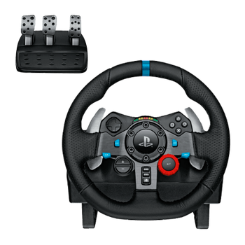 Дротове кермо Logitech G29 Driving Force PC/PS3/PS4/PS5 Black (941