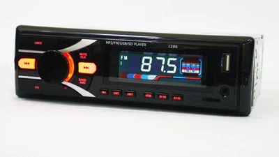 Автомагнітола 1286 ISO USB/microSD/FM/AUX з пультом дистанційного керування 4x50 Вт