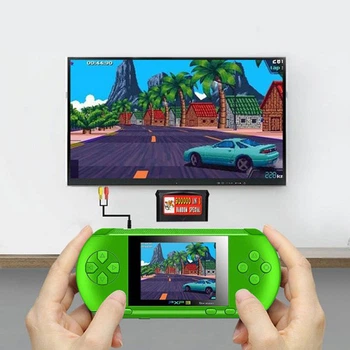 Портативная игровая приставка PXP3 MD-2700MD Зеленая