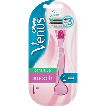 Бритва Venus Smooth Sensitive з 2 змінними картриджами (7702018575350)