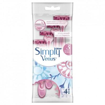 Бритва Gillette Simply Venus 3, 4шт (7702018465675)