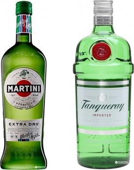 Набор 50/50 Martini 1 л + Tanqueray 1 л