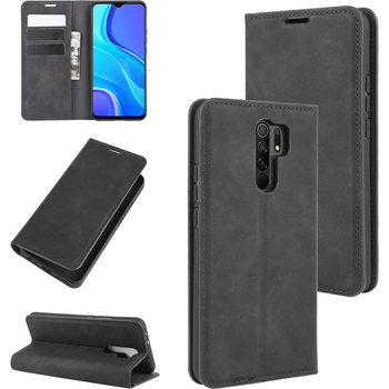 Чохол Taba Retro-Skin для Xiaomi Redmi 9 книжка шкіра PU з візитницею чорний