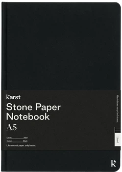 Блокнот Karst Notebook A5 144 страницы в линию Чёрный (754169026851)