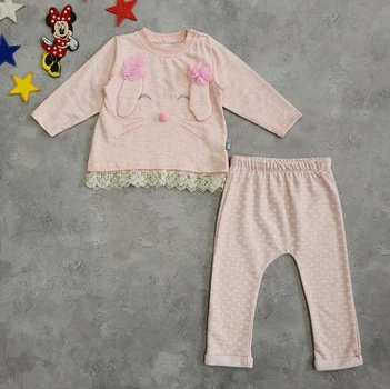 Костюм "Кролик" BabyHi для девочки 80 см Светло-розовый 18813