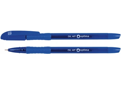 Ручка масляная Optima OIL HIT синяя 1шт. (O15630-02) Optima (2982698)