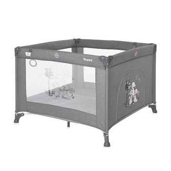 Дитячий манеж Lorelli Happy Game Zone Grey Rabbits