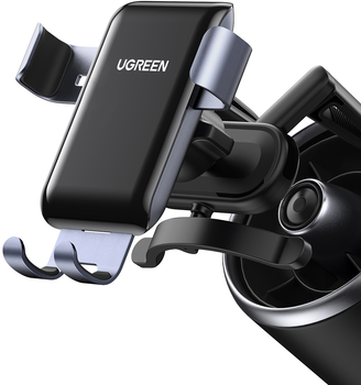 Автодержатель для телефона Ugreen LP274 Gravity Phone Holder for Round Air Vent Black (30401)