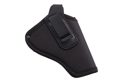 Кобура Револьвер 3 поясная + скрытого ношения (cordura1000d/ кожа, черная)