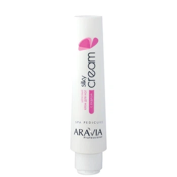 Шёлковый крем для ног Aravia Professional Silky Cream с пудрой 100 мл (4034)