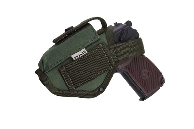 Кобура ПМ поясна з чохлом під магазин (Cordura 1000D, олива) 97415