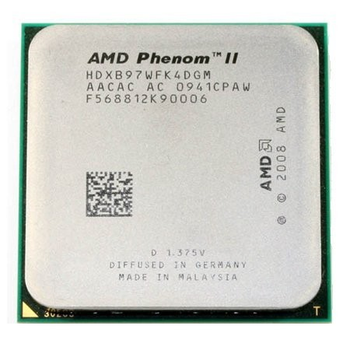 Процессор AMD Phenom II X4 B97 3.20GHz/6MB/HT 2000MHz (HDXB97WFK4DGM) sAM3, tray