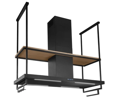 Вытяжка NORTBERG Centropolis Premium Wood Black Matt 120
