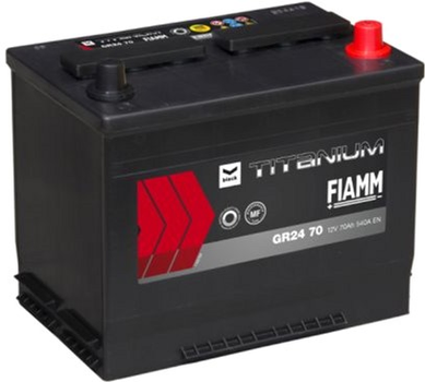 Автомобильный аккумулятор FIAMM Black Titanium (GR24 70) Asia (-/+) 12V 70Аh (540A) (7905183)