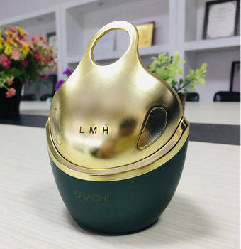 Массажер для лица OKACHI GLIYA 5в1 RF+EMS терапия для лифтинга и подтяжки кожи Golden Green