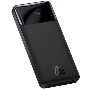Павербанк Baseus 10000 mAh 20W 3A Power Bank Bipow Digital Display Быстрая зарядка Quick Charge 3.0+PD3.0 2USB/1Type-C Black (PPDML-L01)