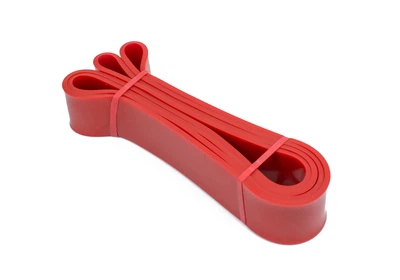 Резиновая петля EasyFit Power Bands 30-80 кг красная (для фитнеса, тренировок, подтягиваний, резина для турника, резинка-эспандер) EFPB3080-R