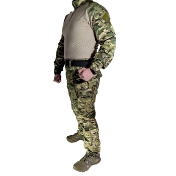 Камуфляжный тактический костюм Lesko A751 Camouflage XXL (38 р.) набор милитари Tactical для силовых структур (F_4250-12390)