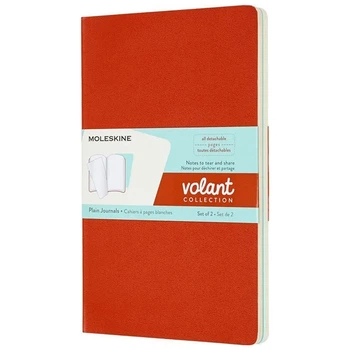 Записник Moleskine Volant середній лінія корал і аква 8058647620534
