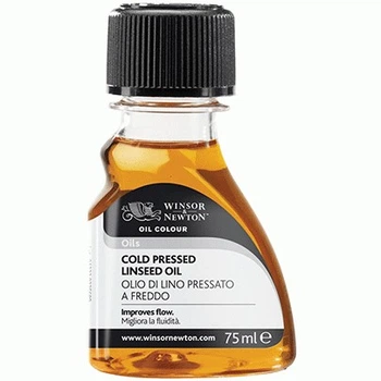 Масло льняное для масляных красок Winsor&Newton, Cold pressed linseed Oil, 75 мл