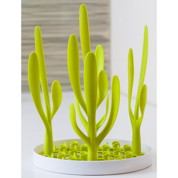 Сушарка для посуду Boon Spring салатовий кактус