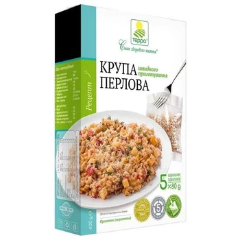 Крупа Терра Ячмінна Перлова Коробка 5*80г (4820015732538)