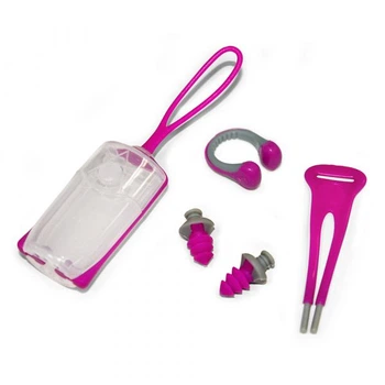 Набор для бассейна зажим для носа, беруши Aqua Sphere Silicone Nose Clip Ear Plugs (202480)