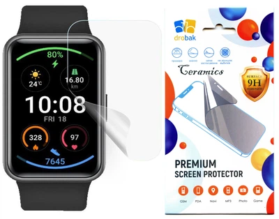 Захисне скло-плівка Drobak Ceramics для OPPO Watch Free (2 шт.) (313177)