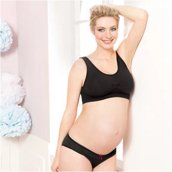 Топ для беременных бесшовный ANITA Soft & Seamless 5197 (размер XL, Black)