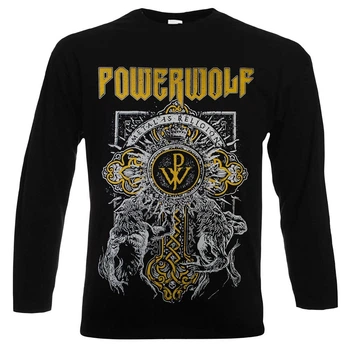Лонгслив Talisman Powerwolf - Wolf Cross Черный L (LSF-334)