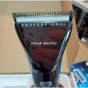 Профессиональная аккумуляторная машинка для стрижки волос Promotec PM 359 Professional 10 Вт керамический нож 4 насадки + подставка (OLS095)