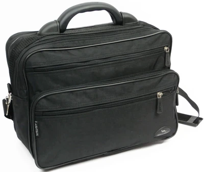 Сумка чоловіча для документів 35х26х14 см Wallaby чорна (2653-black)
