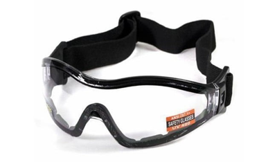 Захисні окуляри з ущільнювачем Global Vision Z-33 (clear) прозорі