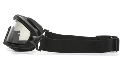 Тактичні захисні окуляри з ущільнювачем Pyramex V2G-Plus (XP) чорні Anti-Fog, прозорі