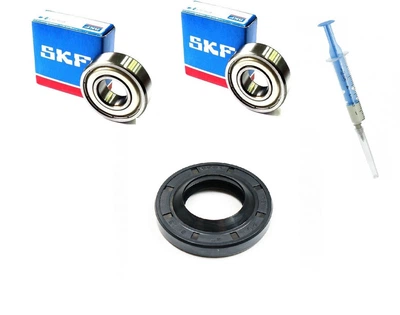 Комплект подшипников SKF&nbsp;6203-2Z и 6204-2Z сальник 25*47*8/11 для стиральной машины Атлант