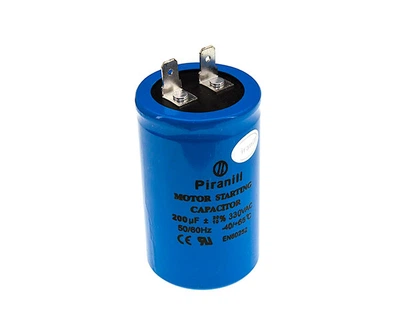 Конденсатор пусковой 200 мкФ 330 В (200uF 330V) CD60 (Piranil)