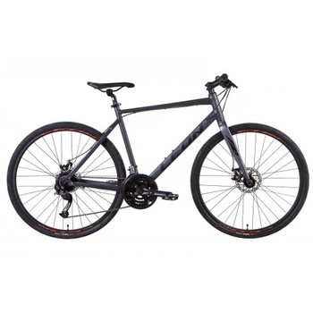Велосипед LEON HD-80 28" 19" 2021 Графитовый с черным (м)