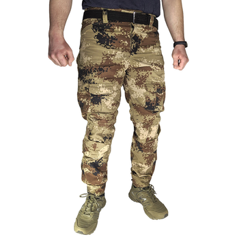 Штани тактичні штани чоловічі мілітарі камуфляжні з кишенями Lesko B603 Pixel Desert 34 розмір (F_4257-12588)