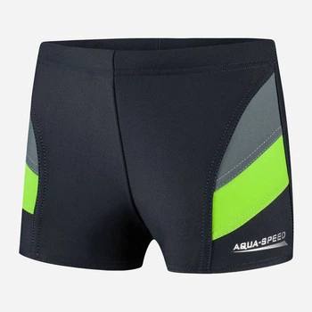 Детские плавки-шорты Aqua Speed Andy 349-38 122 см Серый/Зеленый (5908217655981)