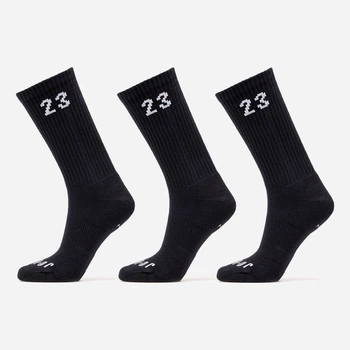 Набор мужских носков высоких хлопковых Nike U Jordan Essential Crew DA5718-010 42-46 3 пары Черный/Белый (194958592745)