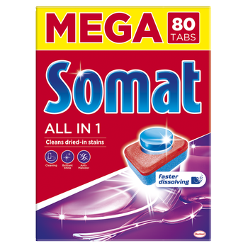 Таблетки для мытья посуды Somat All in One 80 шт (9000101348019)