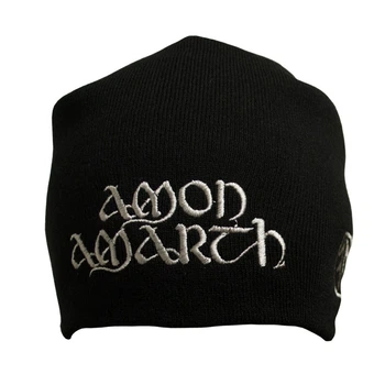 Шапка бини с вышивкой Talisman AMON AMARTH Logo Черный (SHBV027)