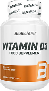 Витамины Biotech Vitamine D3 120 таблеток (5999076239634)