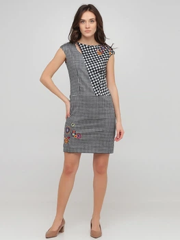 Кэжуал платье в клетку Desigual 17WWVWWA S (79343S) Клетка