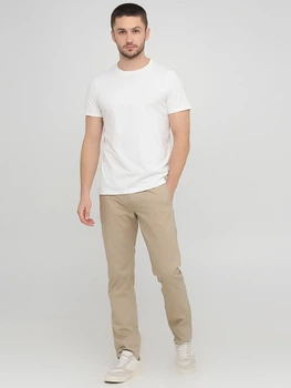 Кэжуал демисезонные прямые брюки Jack & Jones 201532000 S (80404S) Бежевый